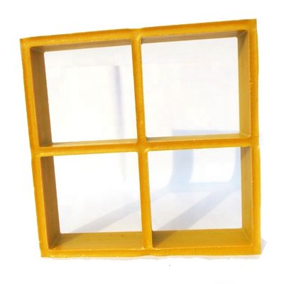切断サービス 50x50mm 大きなメッシュ FRP 格子フェンス ガラス繊維 空気換気グリル