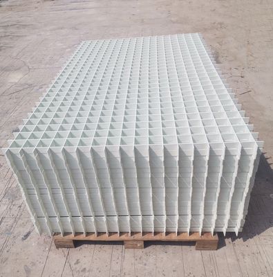 切断サービス 50x50mm 大きなメッシュ FRP 格子フェンス ガラス繊維 空気換気グリル