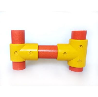 工業型 50mm FRP ハンドレール/フェンスシステム GRP ハンドレール アクセサリー クランプ T フィッティング クロスティ