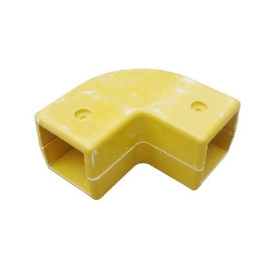 紫外線保護用 FRP肘フィッティング 50mm 丸いチューブハンドレイル/フェンス/ガードレイル用アクセサリー