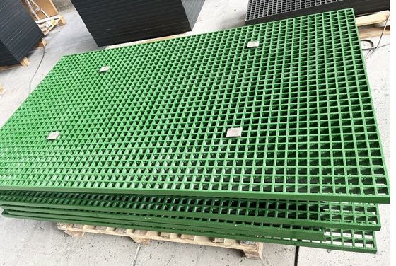 高強度鋳造ガラス繊維グリッティング 38x38mm 離散型GRP Frpグリッティング