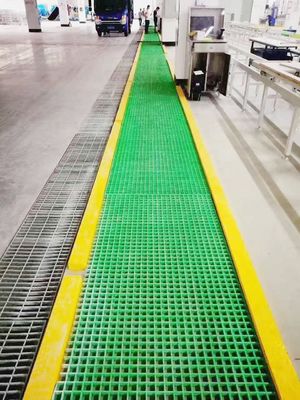 屋根 太陽光ガラス繊維歩道 40% 80% オープン エリア アンチ スリップ