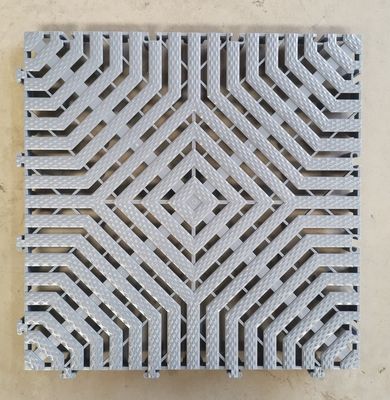 40x40x3.0cm 厚いPPプラスチック・インターロックマット 室内洗車・ガレージ床カバー