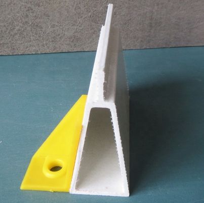 スムーズな120mm FRP ファイバーグラス複合サポートビーム 豚育殖箱床設計