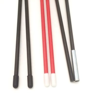 カスタマイズされた色 7.9mm 9.5mm 11mm 繊維ガラス テントポール GFRP FRP プラスチック テント 棒 スムーズ