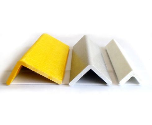 高強度 20mm 40mm 60mm 76mm ガラス繊維の角梁 FRP繊維強化プラスチック角プロファイル
